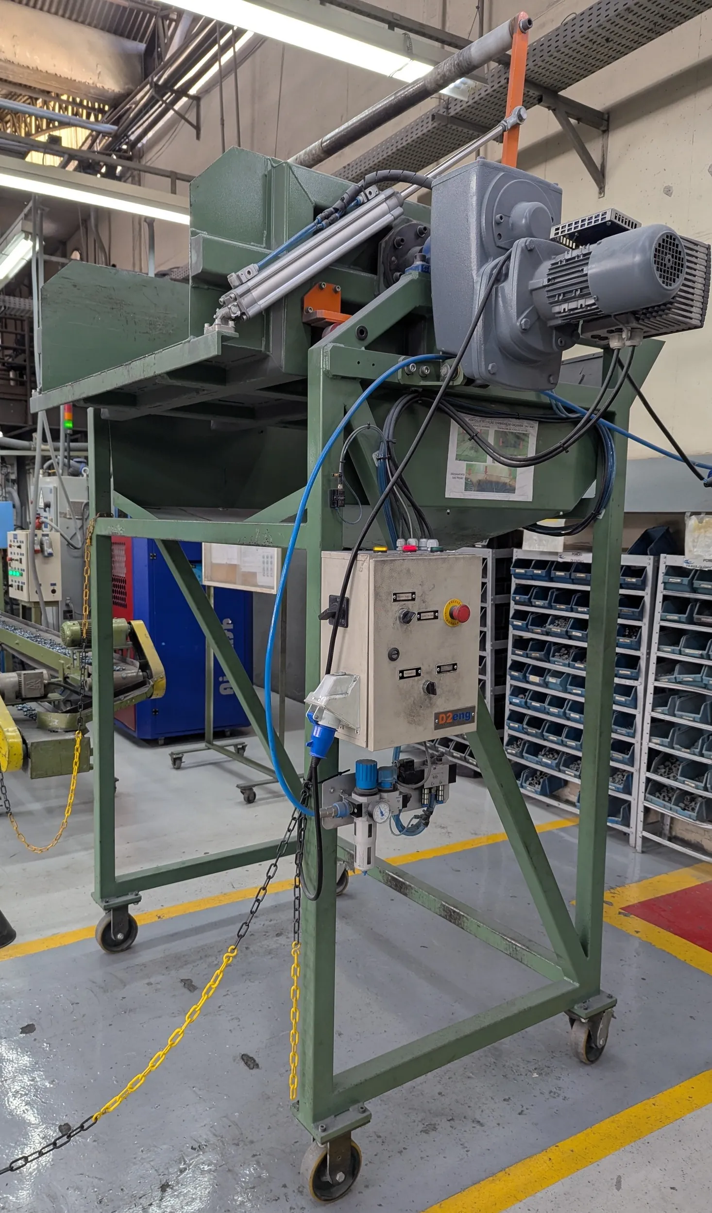 Equipamento Especial para tombamento de produtos a granel